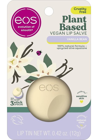 Eos Vanilla Bean Bitkisel Vegan Dudak Balsamı 12gr