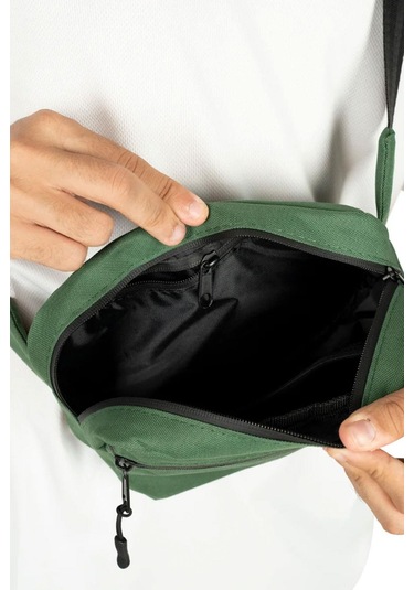 Rakerplus Yeşil Unisex Minimal 21x15x5 Cm Bel Ve Göğüs Çantası Natural