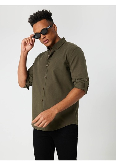 Loft Erkek Gömlek Haki Lf2027896 24yp69000024 P69195 Haki