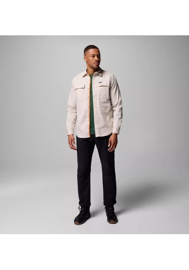 Columbia Am1594 Landroamer Twill Erkek Uzun Kollu Gömlek 2120581278 Bej