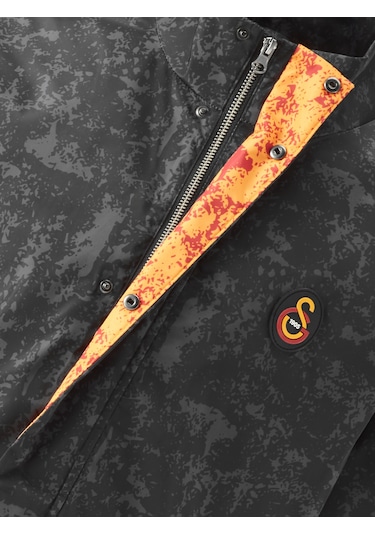 Galatasaray Erkek Yağmurluk E251041 Siyah - Antrasit