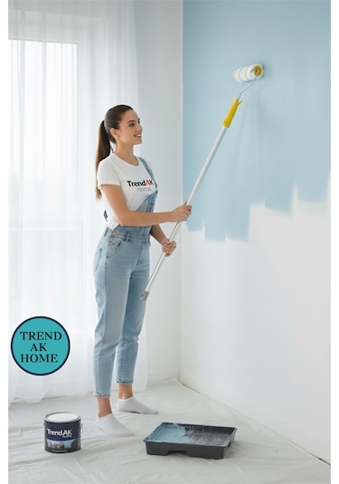 2 Li Lüks 20 Cm Boya Rulosu-lüks No: 4 Kestirme Boya Fırçası