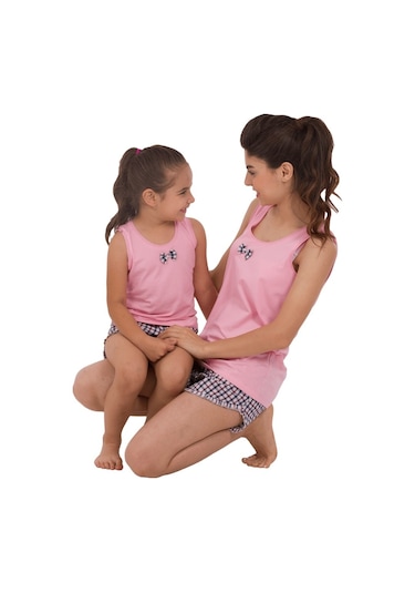 The Don Anne-Kız Pembe Kız Çocuk Şort Takımı (9-14 Yaş)