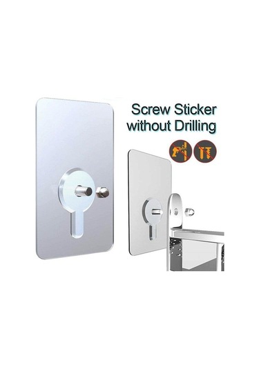 5/10/20 Adet Yüksek Kaliteli Yumruksuz Vidalar Güçlü Kendinden Yapışkanlı Vantuz Enayi Duvar Kanca Askı Mutfak Banyo Araçları 10 10mm Diğer