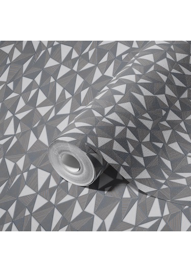 Adawall Omega 23204-5 Çizgili Modern Geometrik Desenli Düz Sade Duvar Kağıdı