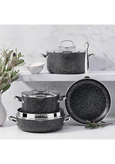 Korkmaz Galaksi Kısa Tencere  24X7 CM