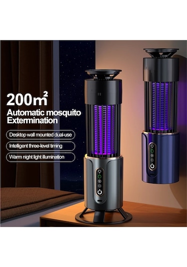 Jialan Şarj Edilebilir Sivrisinek Katili Lamba Böcek Sinek