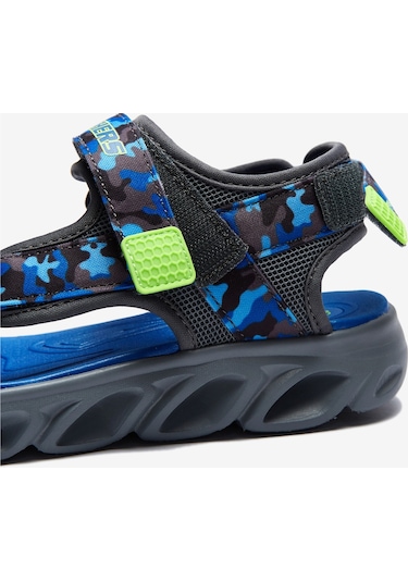 Skechers Hypno - Splash Büyük Erkek Çocuk Mavi Işıklı Sandalet 400077L Bllm Mavi