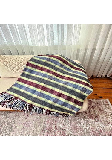 Çift Kişilik Pamuklu Battaniye 180x200 Cm 5044