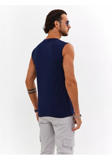 Coffa Sporcu İçlik Baskılı Atlet 73259926 Mavi