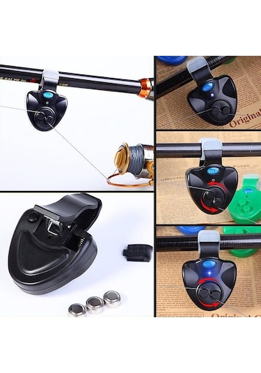 Artfulabode Led Işıklı Elektronik Balıkçı Alarmı, 4 Adet