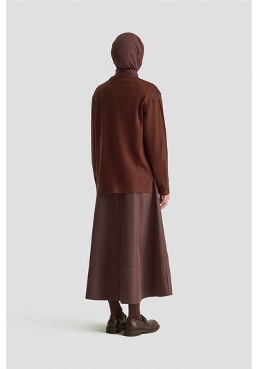 Armine Desenli Kazak 25kd7010 Kahverengi Kahverengi