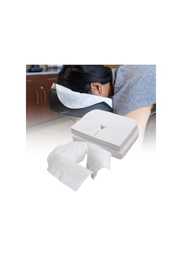 Dolıty 100 Adet Tek Kullanımlık Yastık Kılıfı Yüz Y-şekli