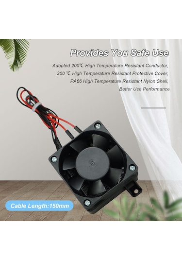 Tenfowee 220v 300w Ptc Seramik Fanlı Hava Isıtıcı, Nemlendirici Ve Kurutucu İçin İdeal