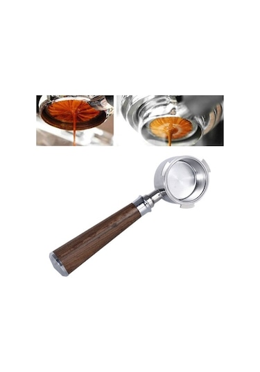 Maoyaya Suntek Ec680 Ec685 Kahve Makinesi A Siyah Için 51mm Kahve Dipsiz Portafilter, Kahve Dipsiz Portafilter Siyah