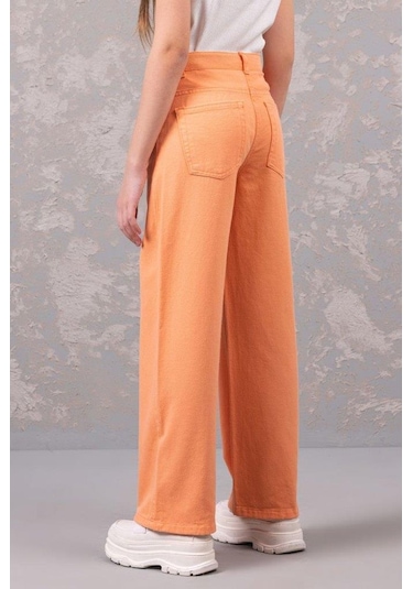 Dmb Kids Kız Gabardin Patolon 24ydmb187 Turuncu