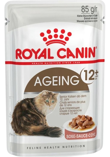 Royal Canin Senior Ageing 12+ Gravy Pouch Yaşlı Kedi Yaş Maması 12 x 85 G