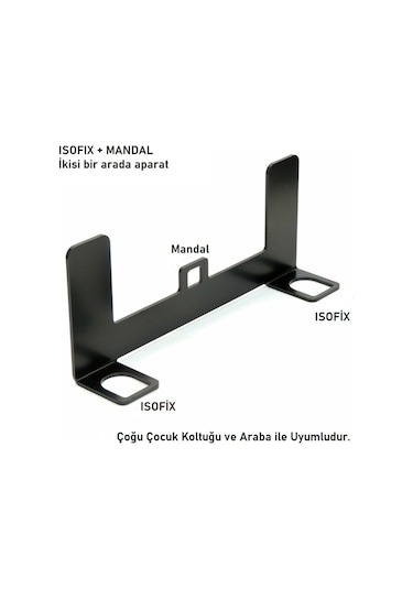 Isofix Oto Koltuğu Aparatı Her Model Araca Uygun