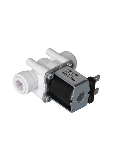 Aubyhe 3/8 İnç Hızlı Bağlantılı Plastik Elektrikli Solenoid Valfi, Dc12v, Normal Kapalı, Su Akışı Kontrolü, 0.02-0.8 Mpa