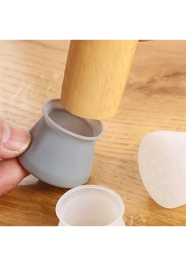 8 Adet Silikon Masa Ve Sandalye Ayağı İçin Kaydırmaz Ev Gereçleri