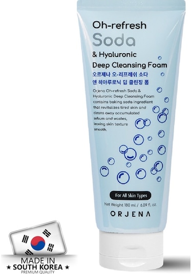 Orjena Oh-Refresh Soda & Hyaluronic Deep Cleansing Foam 180 ML