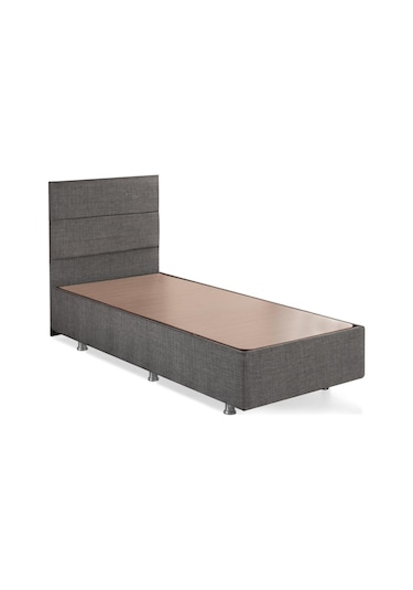 Nironyatak Niron Silver Baza Ve Başlık Seti 100 x 200 CM Cm Tek Kişilik Kaydırmaz