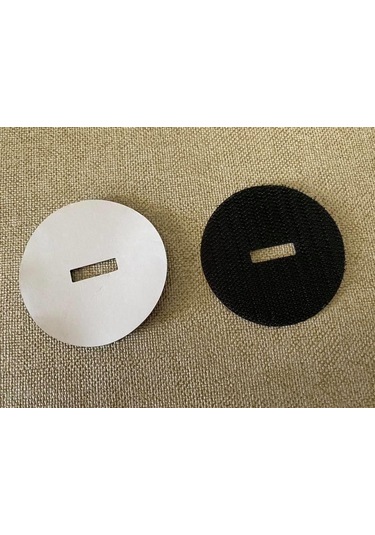 Yapışkanlı Yuvarlak Cırt Bant 56mm Tek Taraf 10 Adet