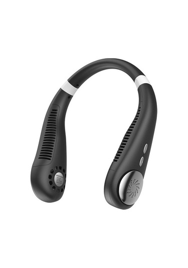 High Quality Shoe Bag Boyun Asma Fanı Portatif Ayarlanabilir Soğutma Fanı 9074 Siyah