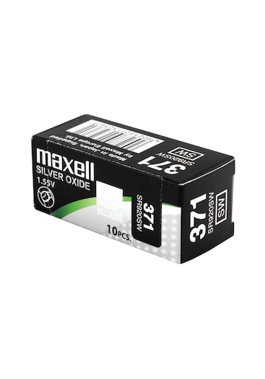Maxell 371 SR920SW 1.55V Saat Pili 10'lu