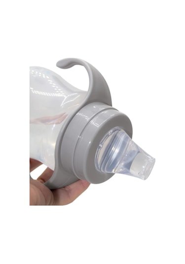 Babyjem Damlatmayan Suluk Alıştırma Bardağı 250 ml Gri