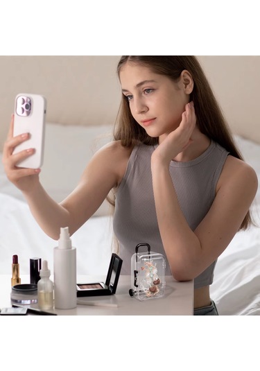 Schulzz Gerçekçi Bavul Şeklinde Mini 8x5x4 Cm Takı Saklama Kutusu