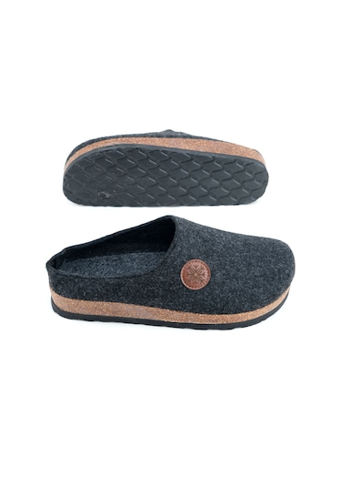Gezer Kışlık Mantar Taban Ev Bahçe Rahat Taban Erkek Terlik Gt2kmm.16130.01.2d4.g19 Antrasit
