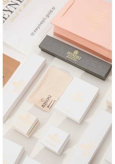 14 Ayar Altın Mavi Gözlü Nazarlı Doç Bileklik Altın