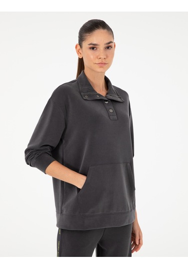 Pierre Cardin Kadın Antrasit Sweatshirt 50290903-vr006 Antrasit