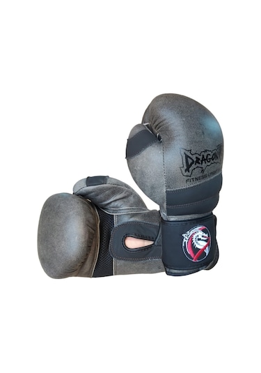 Dragondostore Dragon 30211-L Antique Hakiki Deri Boks Eldiveni