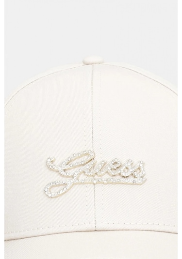 Guess Beyzbol Kadın Bej Şapka Aw5475cot01-lta Bej