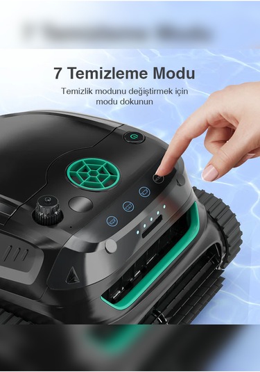 Wybot S2 Pro Havuz Robotu 300m2 Havuz Taban Ve Havuz Duvarı Temizlik Robotu