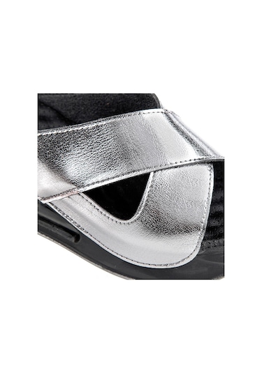 Muya Penelope Anatomik Kadın Terlik Kurşun Gri