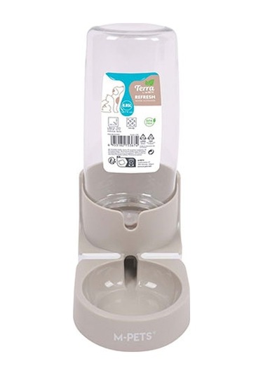 M-pets Refresh Hazneli Kedi Ve Köpek Su Kabı Bej 850 Ml 244-51032.01