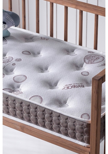 Bamboo Park Yatak, Bebek Yatağı, Beşik Yatağı, 60x120x10 Cm