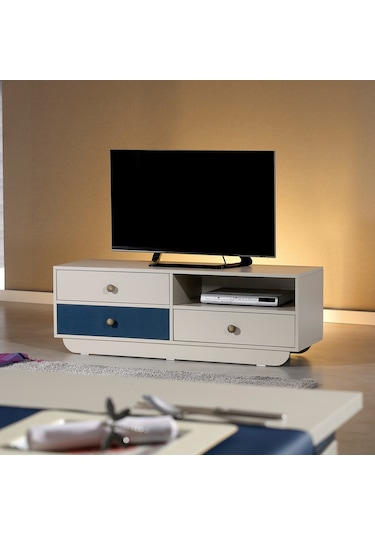 Casablanca Çekmeceli Tv Ünitesi / Modern Ahşap Tv Sehpası