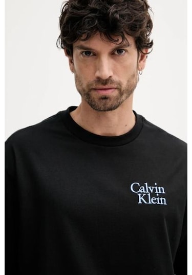 Calvin Klein Erkek T-shırt-8239 Siyah