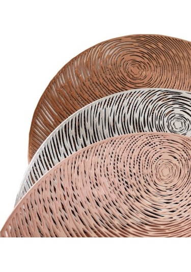 Sones Adet Moda Yuvarlak İçi Boş Amerikan Servisleri Pvc Masa Paspasları Kahve Kupası Altlığı Kırmızı