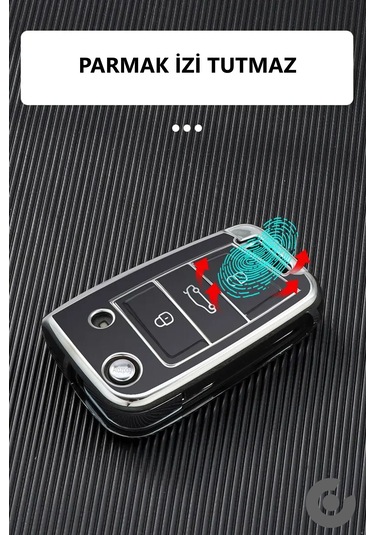 Volkswagen Polo Golf T-roc T-cross Passat Tpu Uyumlu Anahtar Kılıfı Byz