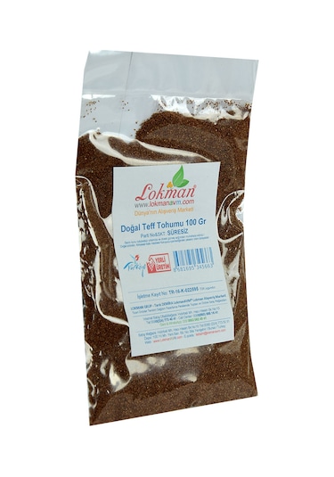 Lokman Doğal Teff Tohumu 100 G