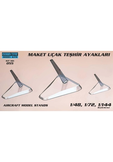 Hobbytime 055 Model Uçak Teşhir Ayakları-1/48 Ölçek, 1/72 Ölçek, 1/144 Ölçek-31177