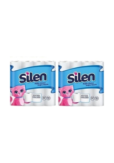 Silen Ultra 32 Li Tuvalet Kağıdı 2 Adet