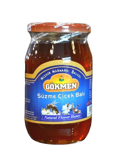 Gökmen Süzme Çiçek Balı Kavanoz (450 gr.)