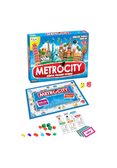 Zeno Toys Metrocity Dünya Emlak Ticareti Oyunu