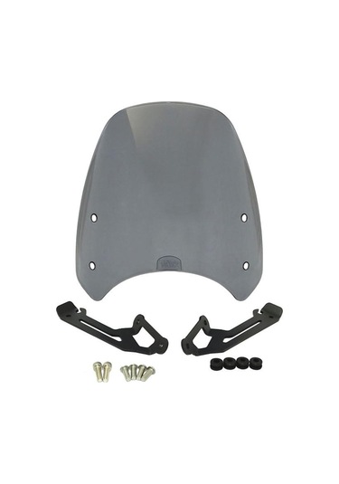 Suntek Ducatı Scrambler 16+ Siyah Için Pc Ön Cam Rüzgar Deflektörü Koruma Kalkanı